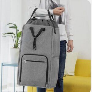 Gray Laundry Backpack
